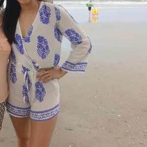 Swim coverup romper